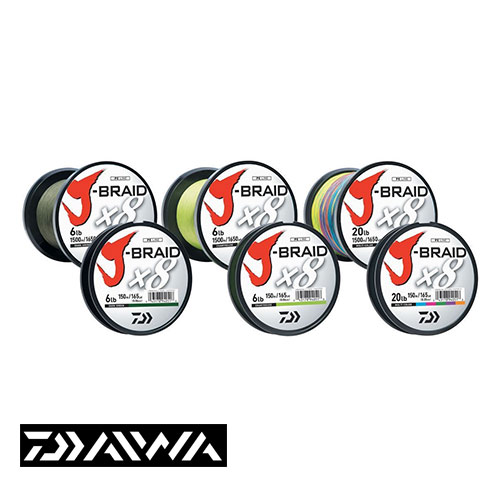 Daiwa J-Braid X8 150m Chartreuse- Tamno zelena 020 - Slika 2