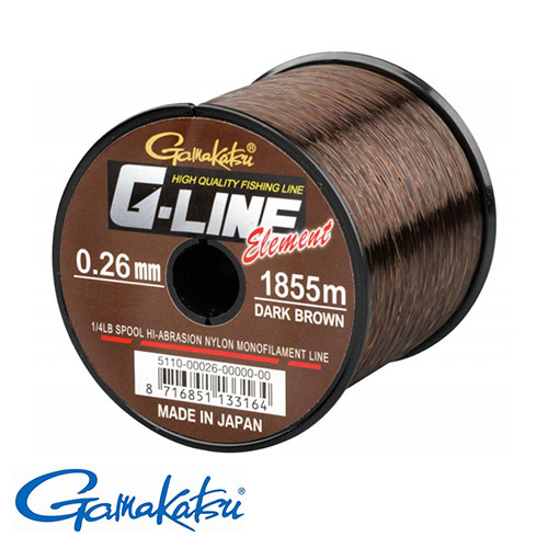 Gamakatsu G-Line Element najlon Dark Brown- Tamno braon 040