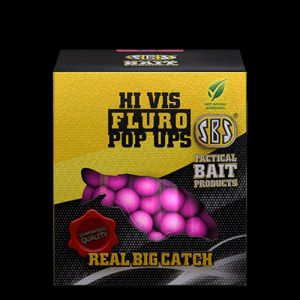 SBS Fluro Pop Ups Garlic (Pink) 10,12,14mm 100gr
